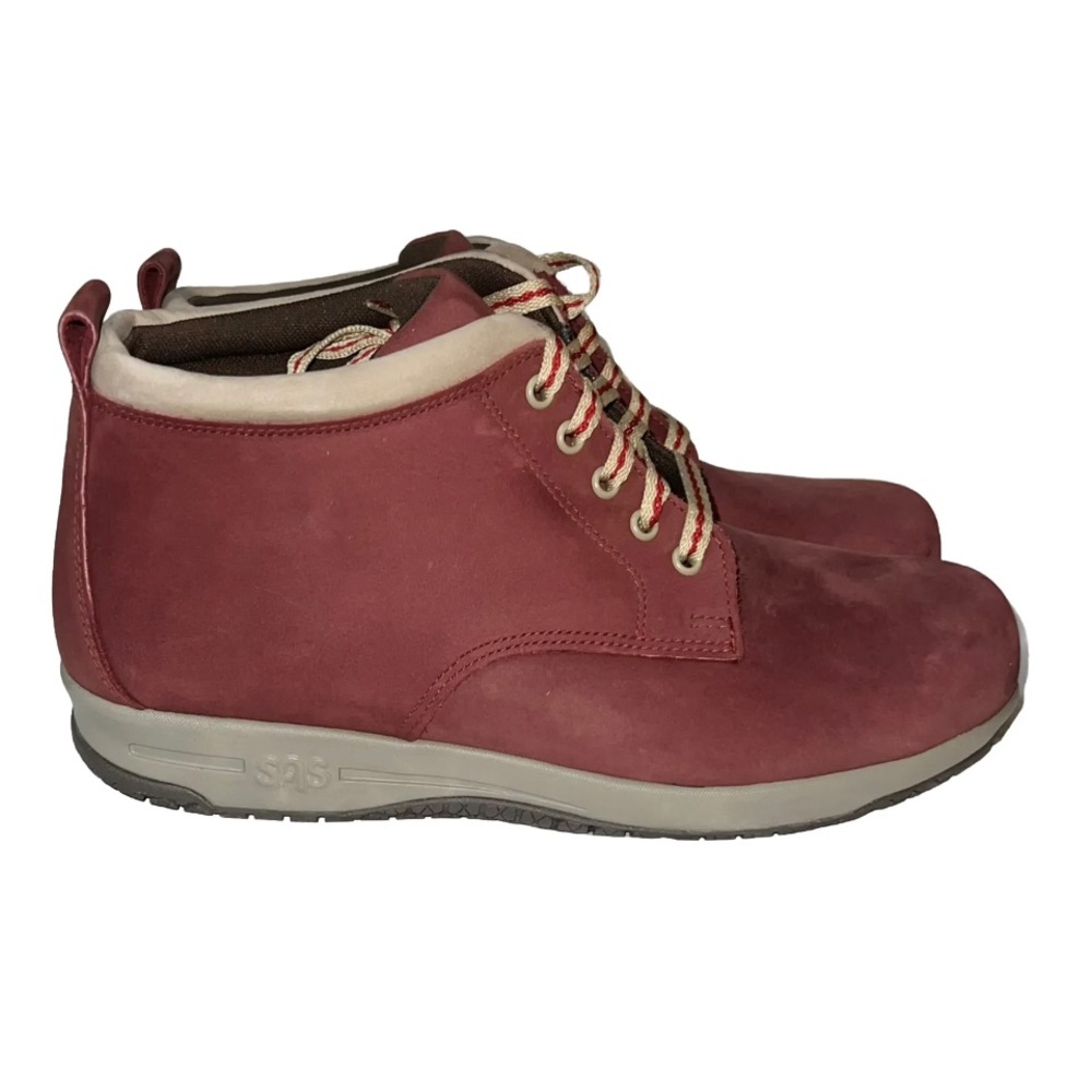 SAS Gretchen Women s Red/Taupe Boot Slip Resistant 9.5M WOW!!!NEW!!! Without Box